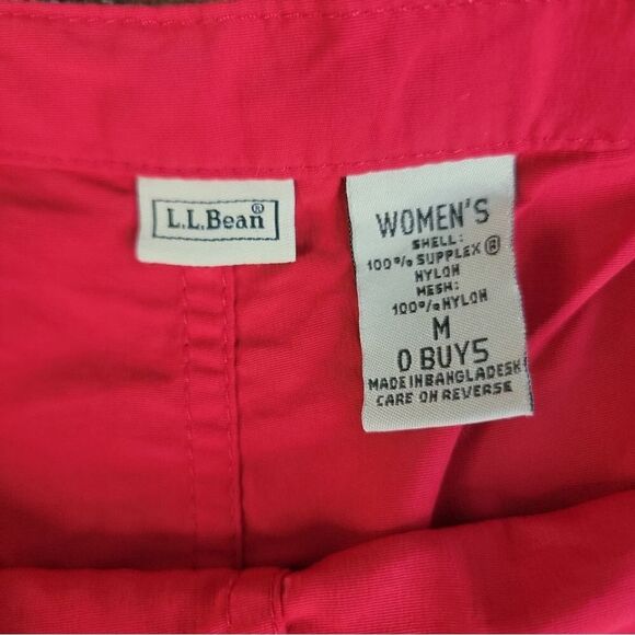 Women's L.L. Bean Nylon Mesh Outdoor Hiking Adventure Capri Style Pants - Picture 3 of 9